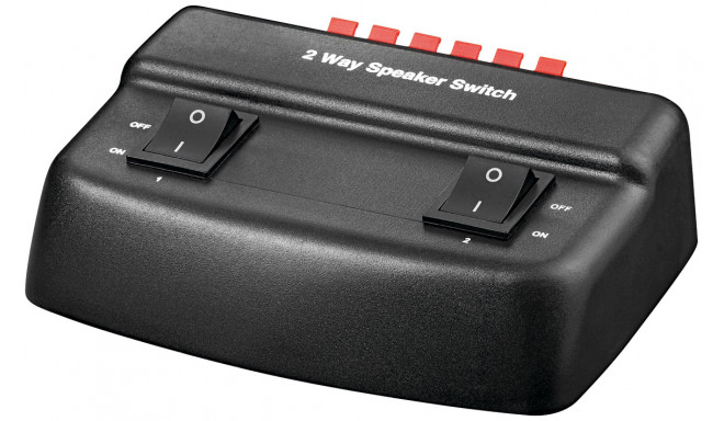 Speaker switch box, 2 in - 1 out