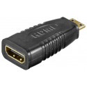 Üleminek Mini HDMI (M) - HDMI (F)