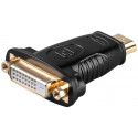 Üleminek HDMI (M) - DVI-D (F), kullatud