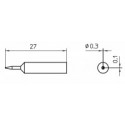 Kolviots XNT 1SCNW 0.3X0.1 CHROMED
