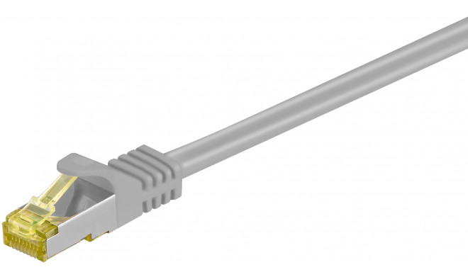 Võrgukaabel CAT6A S/FTP 2.0m, hall, 500 MHz, PiMF, LSZH, CU, CAT 7 kaablist