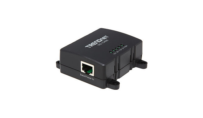 Gigabit Power over Ethernet (PoE) Splitter output 5 V (2 A), 7.5 V (2 A), 9 V (1.7 A), 12 V (1.2 A)