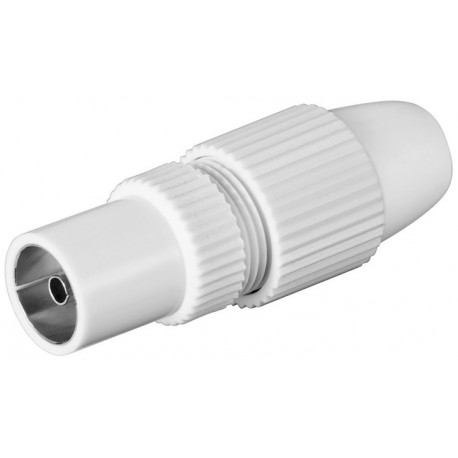 Coax quick-jack (plastic) with clamping assembly