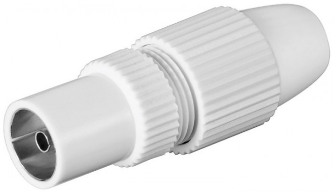 Coax quick-jack (plastic) with clamping assembly