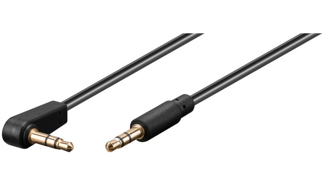 3.5 mm plug (3-pin, Stereo) > 3.5 mm plug (3-pin, stereo) 90° 0.5m