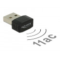 WiFi võrgukaart: USB, kuni 433Mbps, 5/2.4GHz 802.11n/b/g/ac