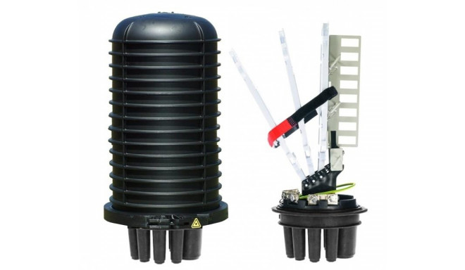 FOSC™400 A8 Fiber Optic Splice Closure, Heat Shrink Cable sealing, no pre-installed trays