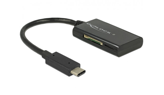 Delock USB 3.1 Gen 1 Card Reader USB Type-C™ male 4 Slots