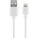 USB 2.0 - Lightning kaabel 1.0m, Apple sertifitseeritud,valge