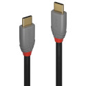 USB-C kaabel 1.5m, USB 3.1, 10Gbps 5A, ANTHRA