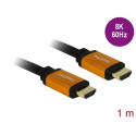 HDMI kaabel 1.0m, Ultra High Speed, 8K@60Hz, 5K@120Hz, 4K@240Hz, eARC, Dynamic HDR, Dolby Vision
