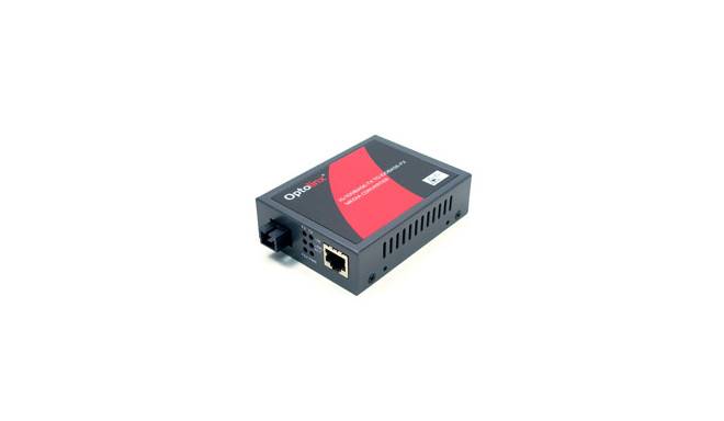 Tööstuslik konverter: 10/100T(X) to 10/100FX SF SM kuni 20km, WDM, TX1550nm - RX1310nm