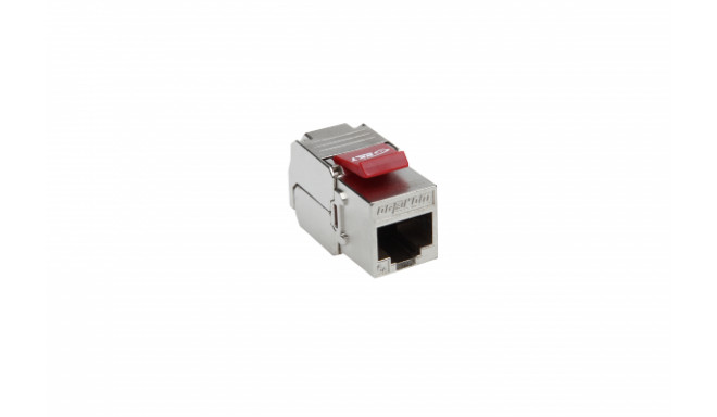 BKT RJ45 cat.6A module, shielded, keystone, toolless only, classic, integrated dust cover