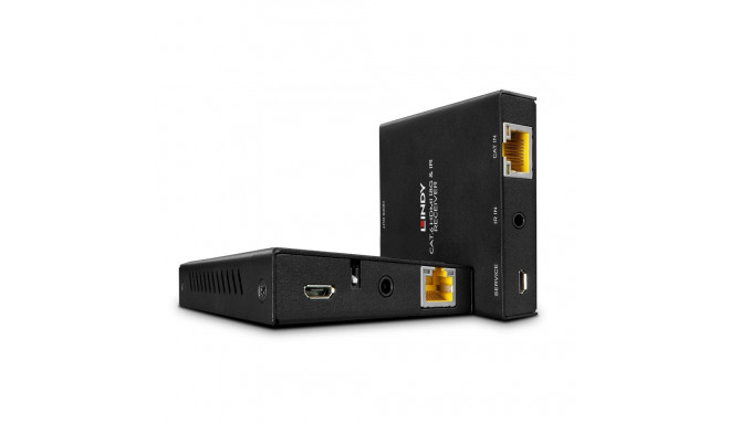HDMI pikendaja läbi CAT5e/6/7 kuni 50m, 3840x2160@60Hz + IR pikendaja (saatja+vastuvõtja) PoC (Power