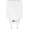 4-way USB charger (30W) white