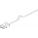 Võrgukaabel Cat6 UTP 10.0m, valge, lapik, CU