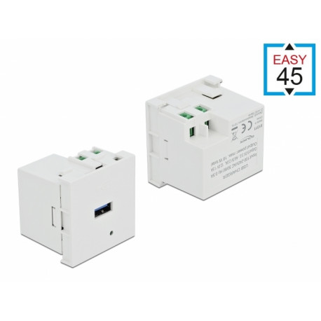 Delock Easy 45 USB Charging Port Module 1 x USB Type-A
