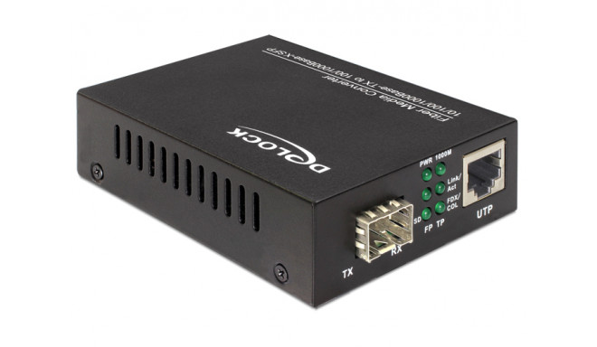 Delock Media Converter 10/100/1000Base-T to 100/1000Base-X SFP