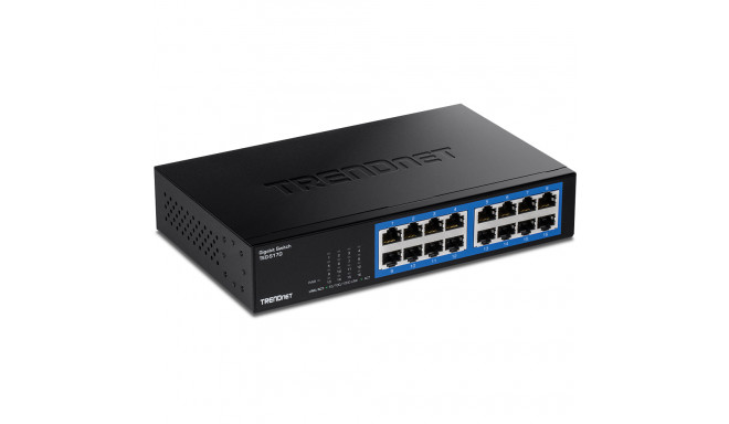 16-Port Gigabit GREENnet Switch, rackable with ETH-11MK