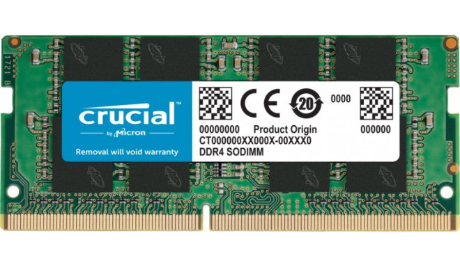 NB MEMORY 8GB PC25600 DDR4/SO CT8G4SFRA32A CRUCIAL