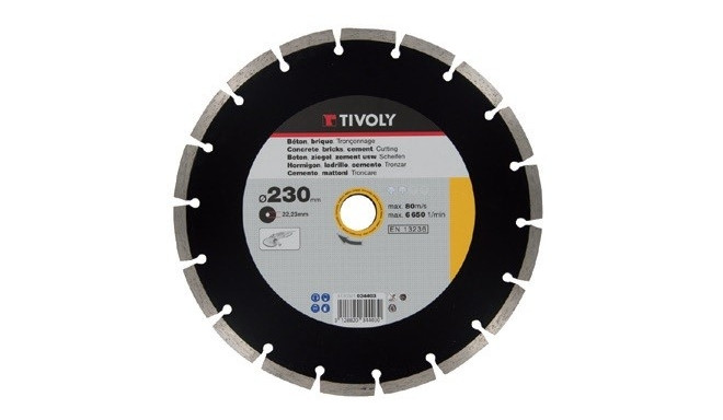 Diamond disc Tivoly segment 230x22,2mm