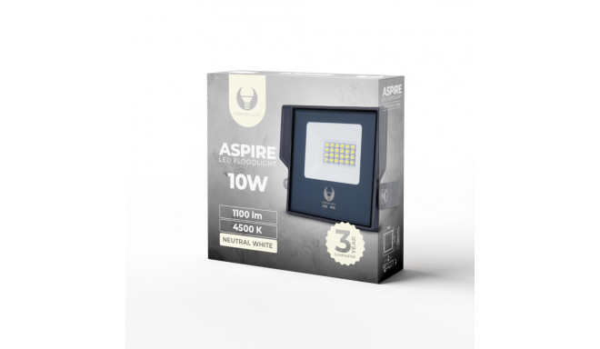 Floodlight LED ASPIRE 10W 4500K 1100lm 230V Forever Light