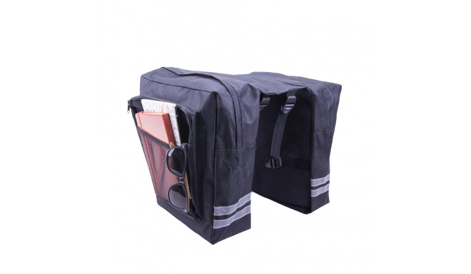 Double bike pannier for the carrier Forever Outdoo black