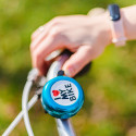 Bike bell I love my bike blue