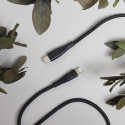Maxlife MXUC-08 cable USB-C - Lightning 1,0 m 27W black nylon