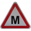 CAR STICKER M SIGN LIP002