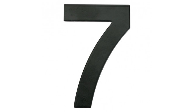 HOUSE NUMBER 7 MB-7 145MM BLACK