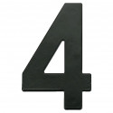 HOUSE NUMBER 4 MB-4 145MM BLACK