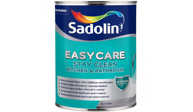 PAINT EASYCARE KITCHEN BATHROOM BW 1L