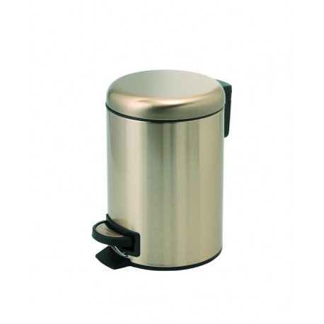 POTTY PEDAL BIN 5 LT MATT GOLD