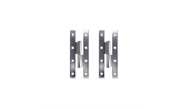 HINGE H STYLE140X55X2.5MM NIKEL2PC. LEFT