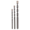 SET CONCRETE DRILL BITS5,6,8 SILVER PERC