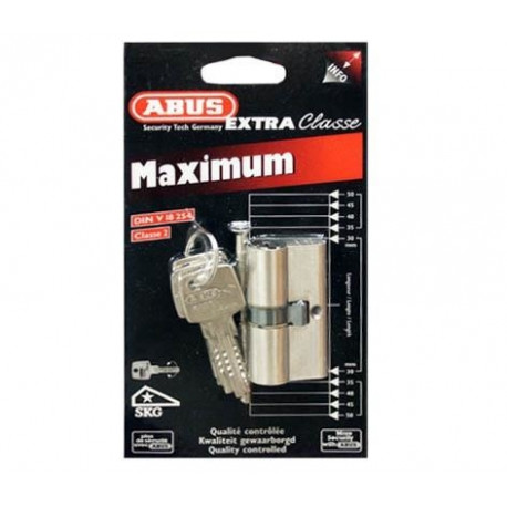 LOCK CYLINDER D6 30/35MM NICKEL 5K