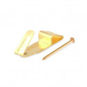 PICTURE HOOK PLAT 2/1 HOLE 27X8/14PCS
