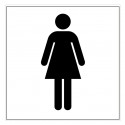 STICKER TOILET FOR WOMEN 70X120MM