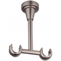 CURTAIN ROD BRACKET CEILING D16 MAT CHR