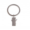 RINGS WITH CLIPS D25 MAT CHROME(10)