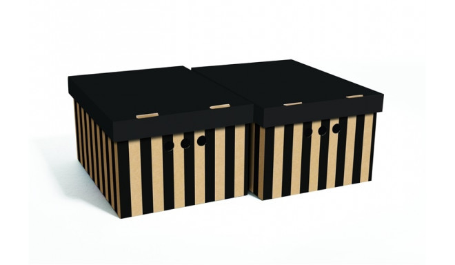 FOLDABLE CARTON BOXSET A4 2PCS DOTS