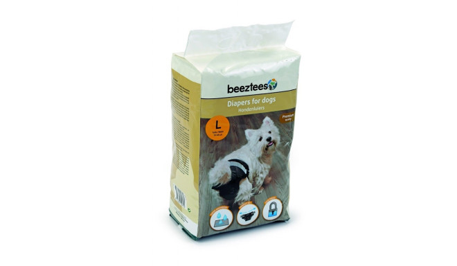 DIAPERS FOR DOGS 10PCS L