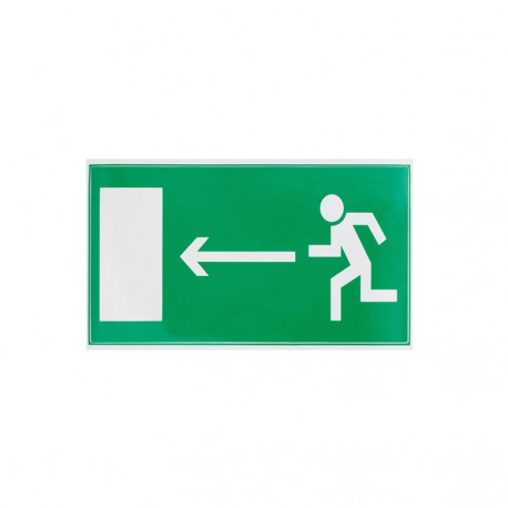 STICKER LEFT EXIT 100X180MM