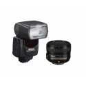 Nikon AF-S NIKKOR 50mm f/1.8G + Nikon Speedlight SB-700