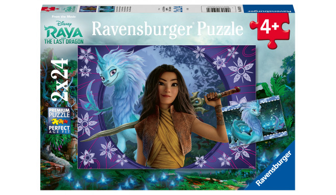 Ravensburger pusle 2x24 Raya ja viimane draakon