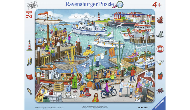 Ravensburger suur plaatpusle 24 tk Päev sadamas