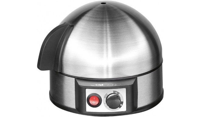 Clatronic EK 3321 egg cooker 7 egg(s) 400 W Black, Stainless steel