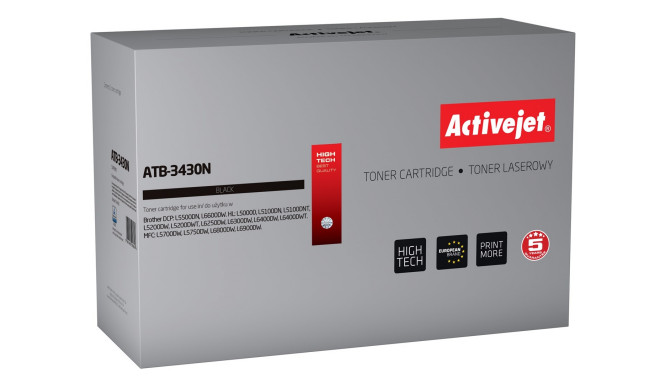 Activejet ATB-3430N toner (replacement for Brother TN-3430; Supreme; 3000 pages; black)