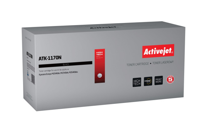 Activejet ATK-1170N tooner (asendus Kyocera TK-1170; Supreme; 7200 lehte; must)